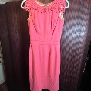 Elegant Pink Sleeveless Dress